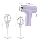 Electric Egg Beater Wireless Handheld USB Rechargeable