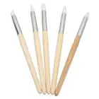 5pcs Fiberglass Scratch Brush Pen - Jewelry Watch Coin Cleaning Electronic AU