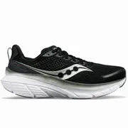 Wide Saucony Guide 17 Mens Running Shoes Stability Support - Black White