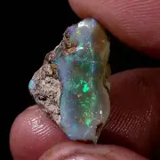 12.90 CTS. Ethiopian BIG Fire Opal Welo Rough AAA+ FIRE Cutting Grade USA DEALER