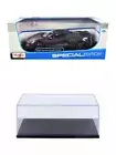 DIECAST CAR W/DISPLAY CASE 2020 CHEVY CORVETTE DARK 31447GY 1/18