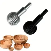 10mm Sphere Rotary Burr Sphere Rotary File Rotary Grinding Head Ball Gouge Angle Grinder Attachments for Wood Carving Gr