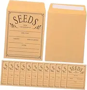 100pcs Envelopes Reusable Kraft Paper Storage Packets for Vegetable Seed Collection Seed Packet Envelopes Ideal for Organizing Portable Items