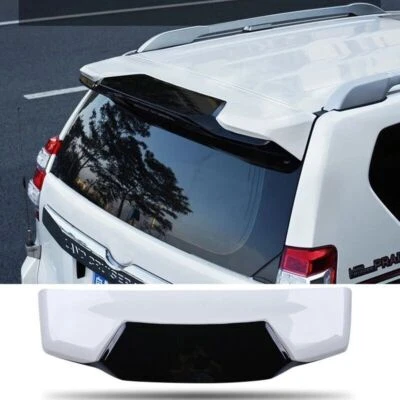 Fits For Toyota Prado FJ150 2010-2020 White Rear Spoiler Tail Trunk Lip Wing Bar