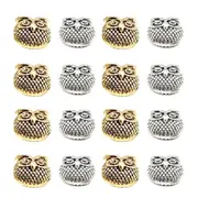 30 Pcs Charm Bracelet Owl Beads Bracelet Jewelry Making Spacer Findings Crystal Beads