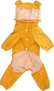 Pet Raincoat Waterproof Coat Dog Raincoat Raincoats Raincoat Adjustable Pet Halloween Costumes Raincoat Winter Coat Waterproof Dog Cool Jacket Hood Dog Towel Cloth Yellow