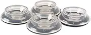 ERINGOGO Piano Caster Cups 4pcs household mats household doormats non-slip floormat casters white d11 piano Piano Foot Pads