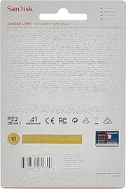 SanDisk Ultra 16GB microSDHC Speicherkarte bis zu 98 MB/Sek, Class 10, U1, A1