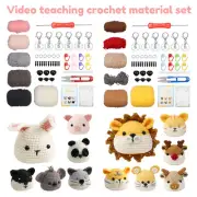Animals Crochet Kit Versatile Crocheting Animals Kits Crocheting Animal nukwV