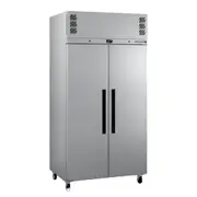 Williams Pearl - Slim Two Door Stainless Steel Upright Storage Freezer