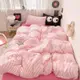 【現貨】ins甜酷風元氣彩色條紋床包組 個性混搭枕套 可愛少女風床包 床單 床罩組 單人 雙人 加大床包四件組