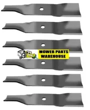 6 REPL USA CUB CADET MOWER BLADES 44" CUT 01008616 02005020 Z-FORCE HIGH LIFT