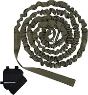 Bike Tow Rope for Kids Going Uphill,Compatible with Any Bicycle,177Inches After Stretching(Army Green)