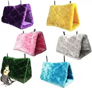 FONDOTIN Animal Hideout Hammock Warm Bird Bed Warm Bird Nest House Cozy Nests Hanging Pet Cave Sleep Large Snuggle Bird Hut