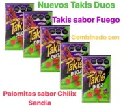 Nuevos Barcel Takis Duoz Fuego 5 BAGS, (85 G EACH)