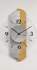 Modern wall clock with quartz movement from AMS AM W9209 NEW