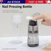 200ML Nail Storage Bottle Refillable Container Press Bottle Empty Pump Dispenser