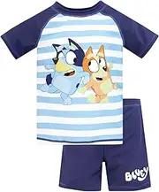 [Bluey] Boys Swimsuit, Children's Swimsuit, 2 Pieces, Swimming Set for Beach and Pool