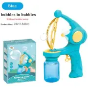 New Big Bubble Gun Kids Automatic Bubble Maker Machine Cartoon Fans Toy