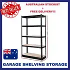 Giantz 1.5M Garage Shelving Warehouse Rack Pallet Racking Storage Shelve Black