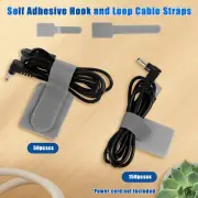 150/50Pcs Hook and Loop Cable Straps Self Adhesive Hook and Loop Cable terUK