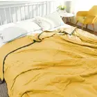 Blanket Bed Decor Quilt Ice Silk for Summer Sleep Lightweight Absorbent Bedding