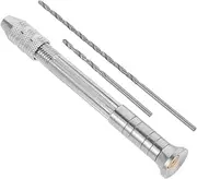 DIYEAH 1 Set Precision Hand Drill Candle Hole Puncher with Long Bits Versatile DIY Tool for Various Material Thicknesses Durable Manual Drilling Equipment