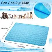 55*70cm Pet Cooling Mat Dog Cat Gel Non-Toxic Bed Puppy Self-cool Summer Ice Pad