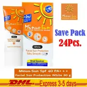 24 x 30g Minus Sun Facial SPF40 PA+++ UVA/UVB Protection Oil Control DHL ship