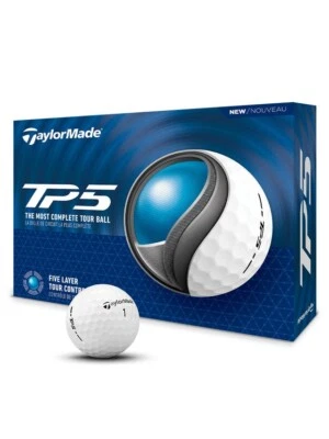 NEW TP5 GOLF BALLS - 1 dozen TaylorMade TP5 Golf Ball White