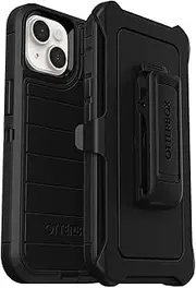 OtterBox Defender Series Screenless Edition Case for iPhone 14 & iPhone 13 (Only) - Holster Clip Included - Microbial Defense Protection - Non-Retail Packaging - Black