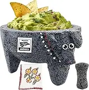 Pig Molcajete Mexicano Volcanic Rock Handmade | Mexican molcajete Bowl Lava Rock | molcajete Mortar and Pestle | molcajete de Piedra volcanica molcajete Volcanic Rock Guacamole Maker
