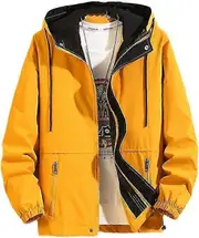 6xl 7xl 8xl Plus Size Mens Jackets Spring Autumn Casual Fashion Bomber Jacket Men Overcoat New Baseb Yellow XXXL
