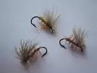 1 DZ D16-7 ELK WING CADDIS TAN'S (SIZES AVAILABLE), DRY FLIES
