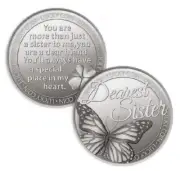 Lucky Coin - Dearest Sister - Great Personalised Gift - Send Some Good Luck