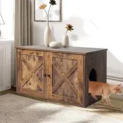 PaWz Enclosed Cat Litter Cabinet Box Furniture Kitty Toilet Tray Pet House Table
