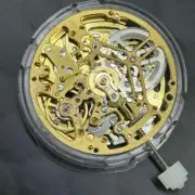Hangzhou 75DOA Hollow Golden 2 Hands 7 Second Small Auto Mechanical Movement