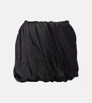 [JW Anderson] JW Anderson Pleated satin miniskirt UK 12 black