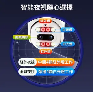 戶外防水全彩多倍變焦攝影機 監控攝影機 WIFI無線攝影機 無線網路監視器 無線網路攝影機 (10折)