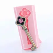 Rose Skeleton Key Silicone Mold Fondant Chocolate Jewelry mold Resin Clay (851)
