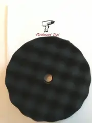 PFB08 8" Buffing Foam Pad for Finishing (Black) for Hook and Loop Backing Pad