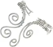 [VALICLUD] Jewellery for Women Pair Clip Earrings Sweet Fashion Highlight Your Appearance Daily Wear Earring