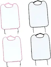 Zerodeko 4 Pcs Seat Back Protectors Kick Mats Baby Proof Protect Upholstery Easy to Clean Prevent Stains