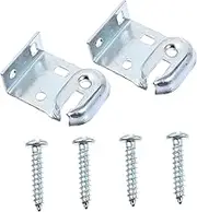 CAXUSD 1pair Curtain Track Mount Brace Sturdy Roller Blind Brackets for Easy Installation Home Curtain Supplies Fixing Parts