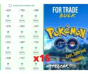 Pokémon Go BULK Quaxly x15 For TRADE || #1 PoGo Trader || Fast Delivery