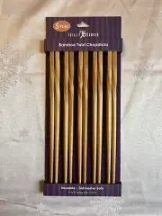 Totally Bamboo Twist Chopsticks - 5 Pairs Pack Reusable Organic Eco-Friendly New