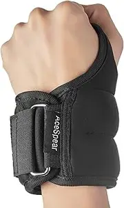 AceSpear Wrist Weights with Thumb Loops Lock for Men Women 1lb*2 2lbs*2 3lbs*2 Ankle Weights Weighted Gloves for Running Strength Training Walking Exercises
