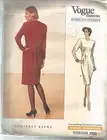 Vogue Sewing Pattern 2353, Geoffrey Beene Vintage Dress, Size 8, Uncut