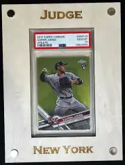 iWoodMD PSA Graded Card Frame - Aaron Judge (frame only)