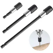 3pcs Screwdriver Extension Quick Release Shank Holder Drill Bit 1/4 Hex